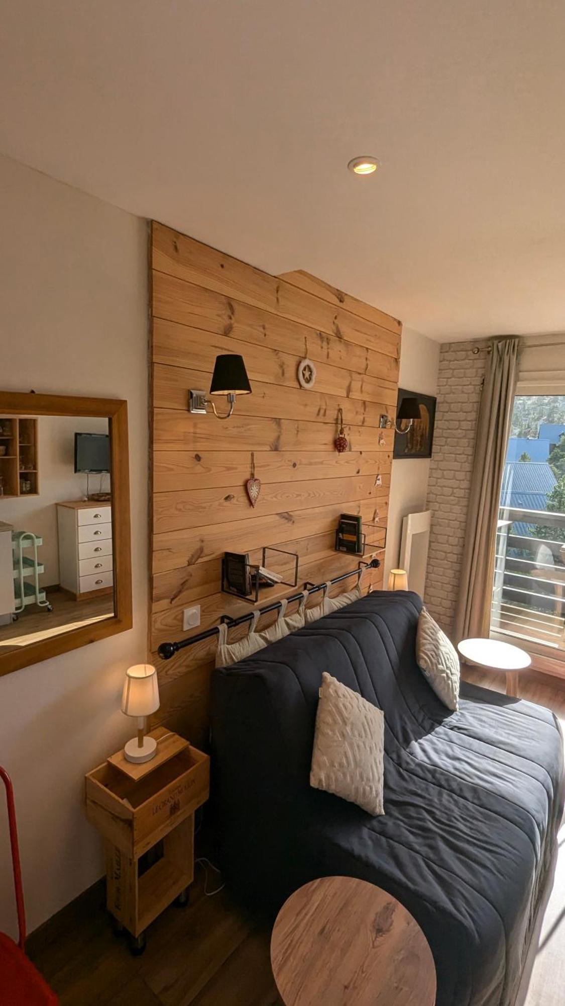 Studio Loubat Pyrenee, Menage Inclus Arette Luaran gambar